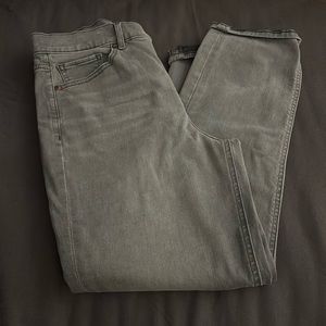 Express Mom Jeans Gray